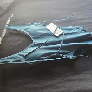 Girlfriend Collective Blue One Piece Swimsuit